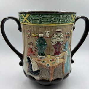 Royal Doulton Large Cup D6696 Pottery In The Past Collectors Club 1982